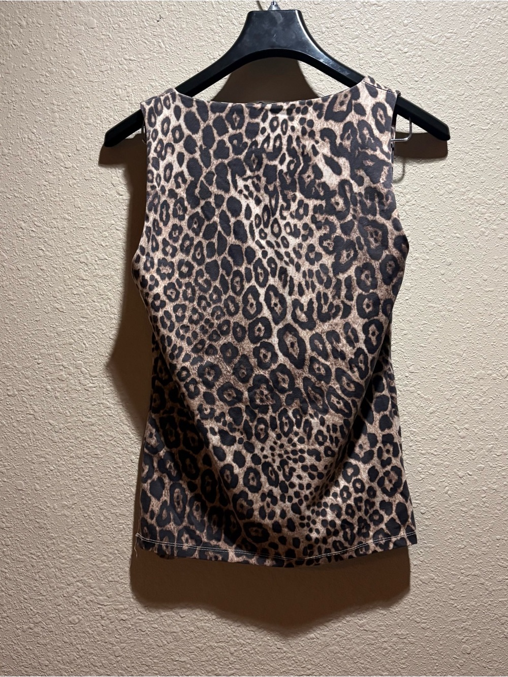 Women’s Leopard Print Tank Top - Brown - Picture 6 of 6